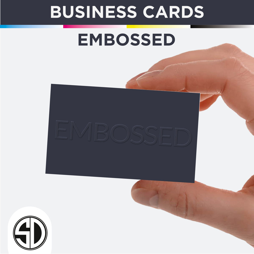 Embossed - Business card 90x55mm