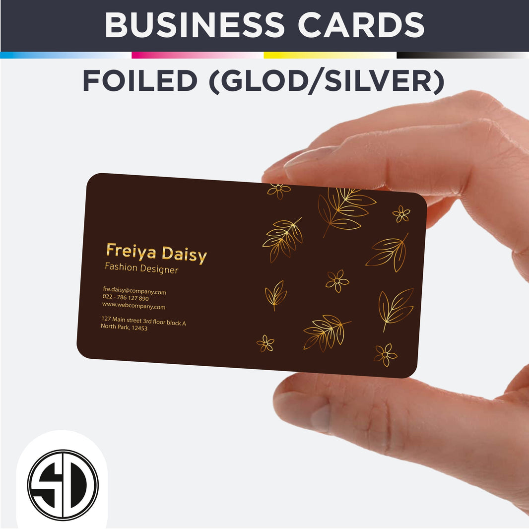 Foiled - Business card 90x55mm